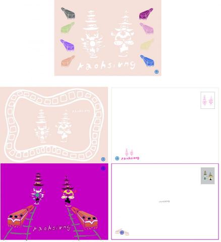 mg - 明信片設計-手繪＋電繪