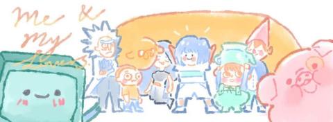 王大銘 - Banner繪製/全彩美式卡通與手寫字