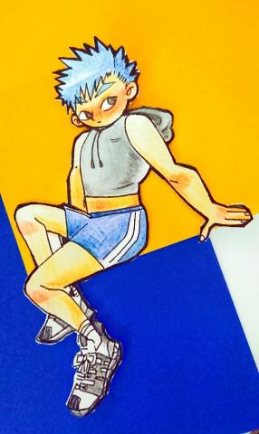 王大銘 - 人像插畫/色鉛筆風格