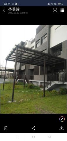 鈞耀企業社 - 玻璃雨棚（竣工）