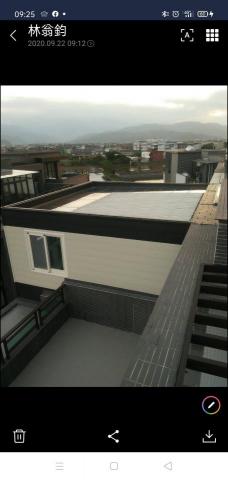 鈞耀企業社 - 鐵皮屋：橫式壁鈑（牆面拉直）（竣工）
（屋頂照片）