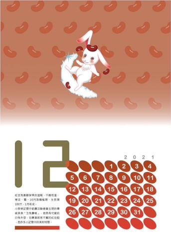 陳怡伶 YI CHEN • LING - 月曆製作(專題製作)
以12生肖結合屏東特產。