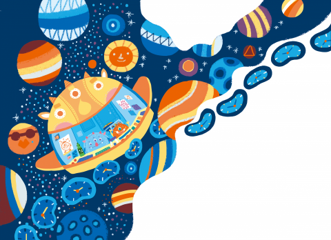 @yushih illustration - 周姚萍講新魔王故事2-奇奇時空機 @yushih illustration - 周姚萍講新魔王故事2-奇奇時空機