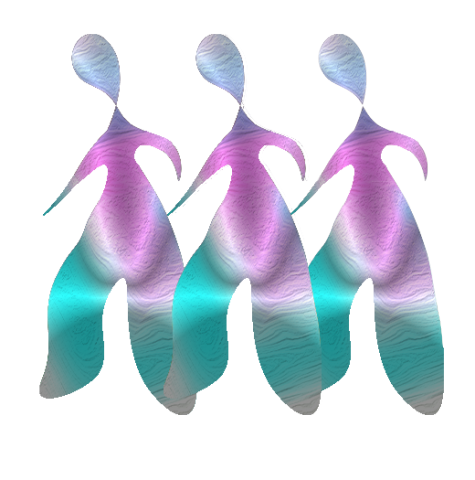 Omahoung Wordpress工作室 - 小人生活圖創作，用簡單的線條及動作，表現出生活中的各種情境。本圖片主題：＂來鬥舞吧！＂