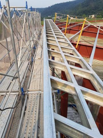 祥發鐵件工程 - 新設C型鋼造型雨遮