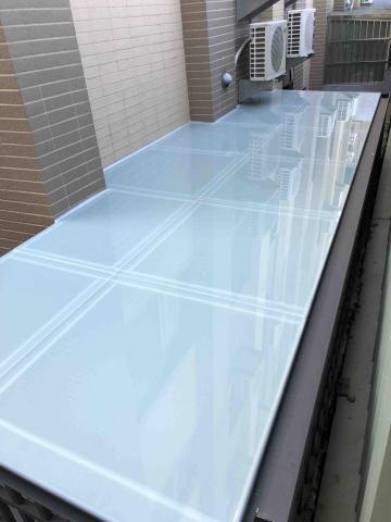 豪品工坊 - 採光罩玻璃安裝完成