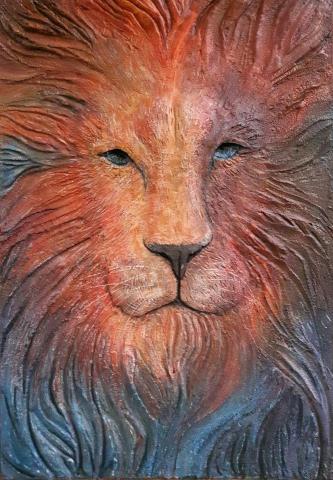 OHMY設計 X 康卓利工作室 - 水泥畫 - 以多種水泥為基底，複合媒材裝飾繪製而成的藝術品。