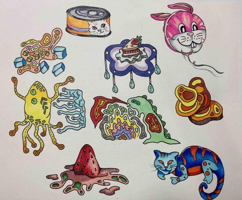 陳柏萱 - 插畫貼紙設計