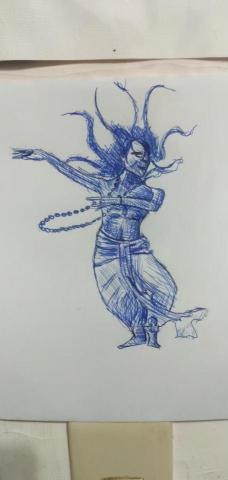 郭思宏 - 人物速寫原子筆