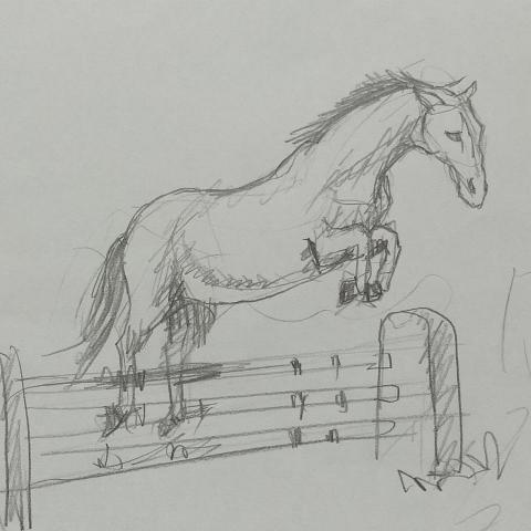 郭思宏 - 畫馬速寫
