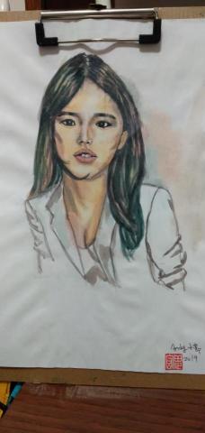 郭思宏 - 人像水彩