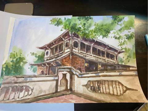 258-3space - 林家花園風景練習