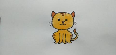 郭思宏 - 兒童畫教學.貓咪.水彩上色