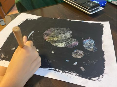 258-3space - 刮畫自己做