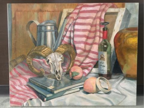 張祐任 - 30f靜物油畫