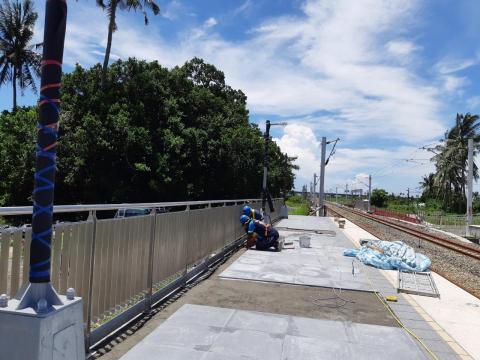 富瀛不鏽鋼 - 鎮安車站 扶手欄杆