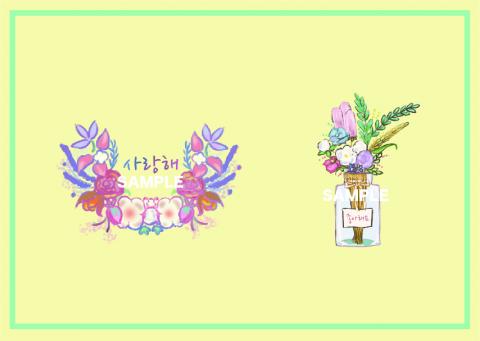 E.G.工作室 - 手繪風乾燥花瓶 E.G.工作室 - 手繪風乾燥花瓶