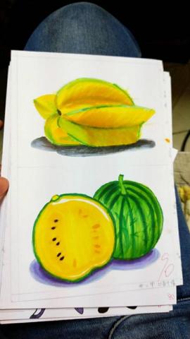 黃于倩 - 個人畫作(水果)