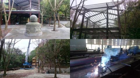 鑫鋼金屬有限公司 - 鎮國寺 念佛堂 鋼骨結構