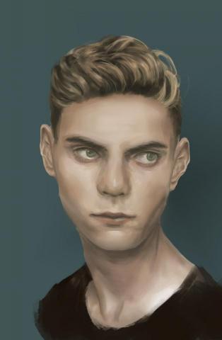 蚵仔娟 - 人物臨摹繪製