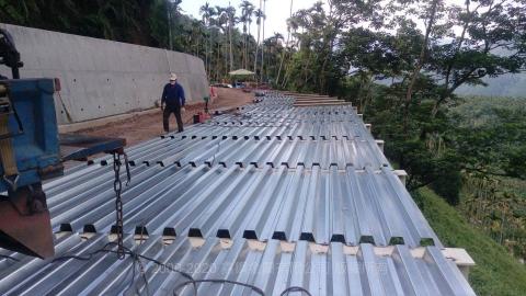 鑫鋼金屬有限公司 - 山道 道路拓寬 鋼結構