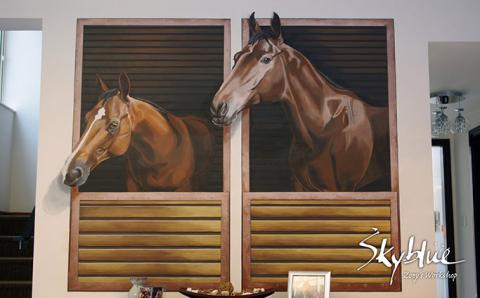 壁畫彩繪 Skybluezoey天藍藝術 - 