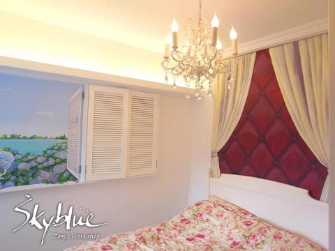 壁畫彩繪 Skybluezoey天藍藝術 - 