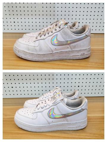 YAS中和店-鞋包帽洗護中心（楷燕運動企業有限公司） - Nike AF1球鞋洗護前後對比