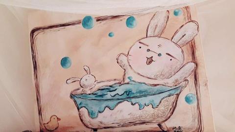 向瑪姬 - 插畫版【終於沐浴的兔子】