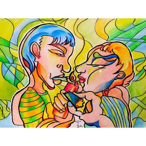 繡學號工作室 - 《手繪插畫》色鉛筆