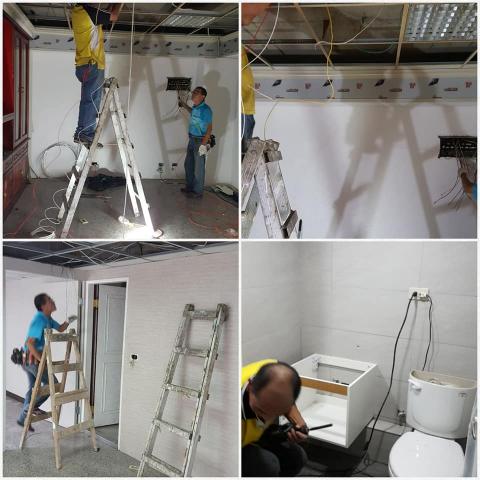 築舍室內裝修公司 - 全室水電工程.換電線.插座.開關.衛浴設備.更換管路