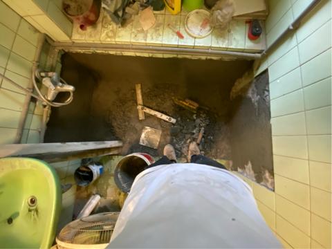 MK拆除 - 粗底完成面 MK拆除 - 粗底完成面