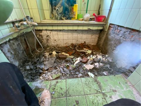 MK拆除 - 拆除完成後/和從整 土水貼磚前 MK拆除 - 拆除完成後/和從整 土水貼磚前