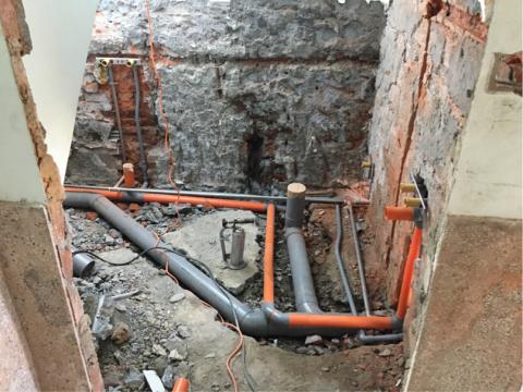 大有水電工程行 - 翻修老舊衛浴、重新施作給排水系統