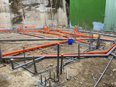  - 新建住宅一樓給排水系統施作