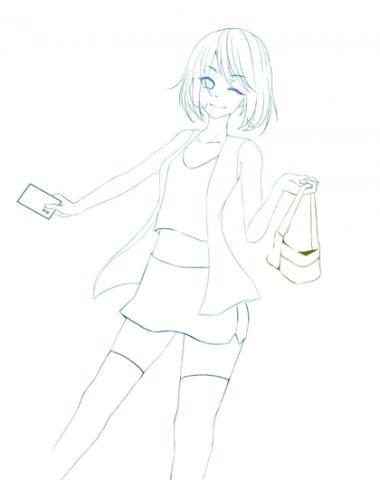 Akimu - 人物線稿02