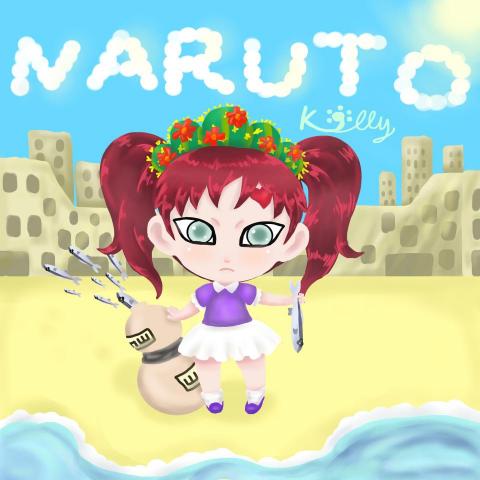 Kelly - 二等身Q版-火影忍者-我愛羅