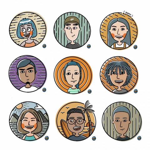 Karti - 人像插畫/美式插畫