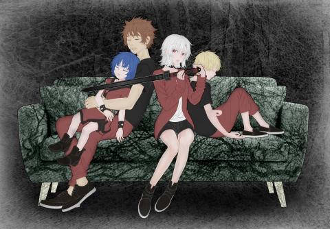 二乂三 - 多人插畫設計