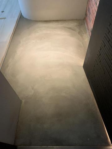 許銘峻 - 玄關水泥粉光