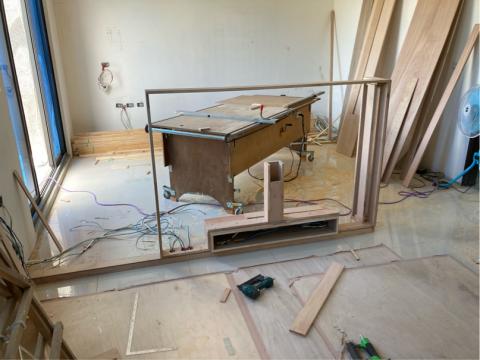 誠品木室內設計裝潢 - 電視牆施工