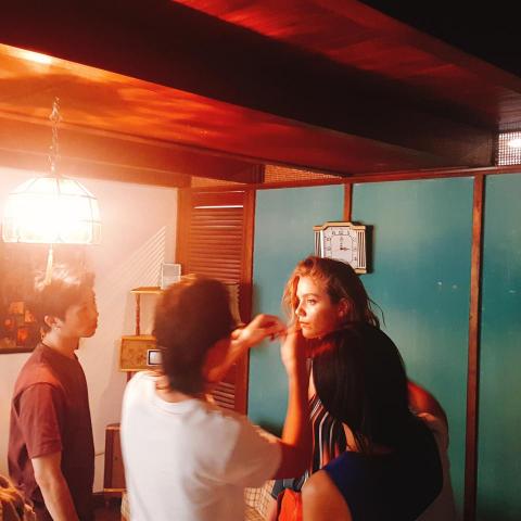 菲菲吳小姐 - 側拍服裝公司拍攝現場花絮2