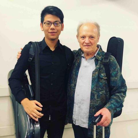 王珞 - 接受前維也納愛樂首席Vesselin教授指導