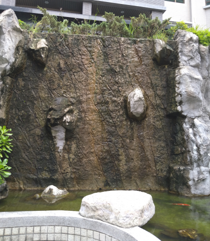 毅盛家事中心 - 假山清潔前