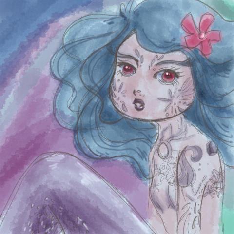 Erica Yin - 自己練習插圖