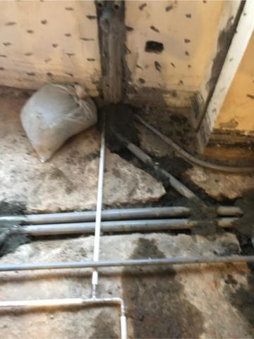 群正水電工程行 - 士林廁所管路更新，浴缸配排水(有壓力 沒壓力 二支分開）