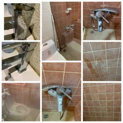 精緻專業清潔 - 浴廁清潔前後對比照