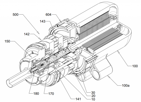 Arko - 馬達以行星齒輪做出2級自動變速方案。