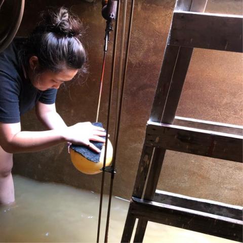 蔡儀純 - 洗水塔施工前