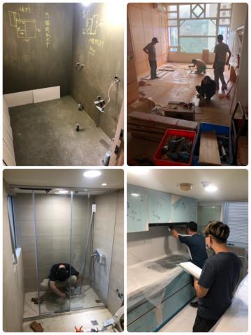 達舍創研所室內裝修有限公司 - 舊屋翻修工程:挑高樓層的客廳與廚房衛浴重新設計,整體著重在老舊管線更換,以及廚房與衛浴空間動線調整,整體工期為40個工作天。
色系搭配:明亮的暖色系。
材質搭配:磁磚、衛浴、人造石、烤漆門板。
照明設計:直接照明、間接照明、櫥櫃照明。 達舍創研所室內裝修有限公司 - 舊屋翻修工程:挑高樓層的客廳與廚房衛浴重新設計,整體著重在老舊管線更換,以及廚房與衛浴空間動線調整,整體工期為40個工作天。
色系搭配:明亮的暖色系。
材質搭配:磁磚、衛浴、人造石、烤漆門板。
照明設計:直接照明、間接照明、櫥櫃照明。